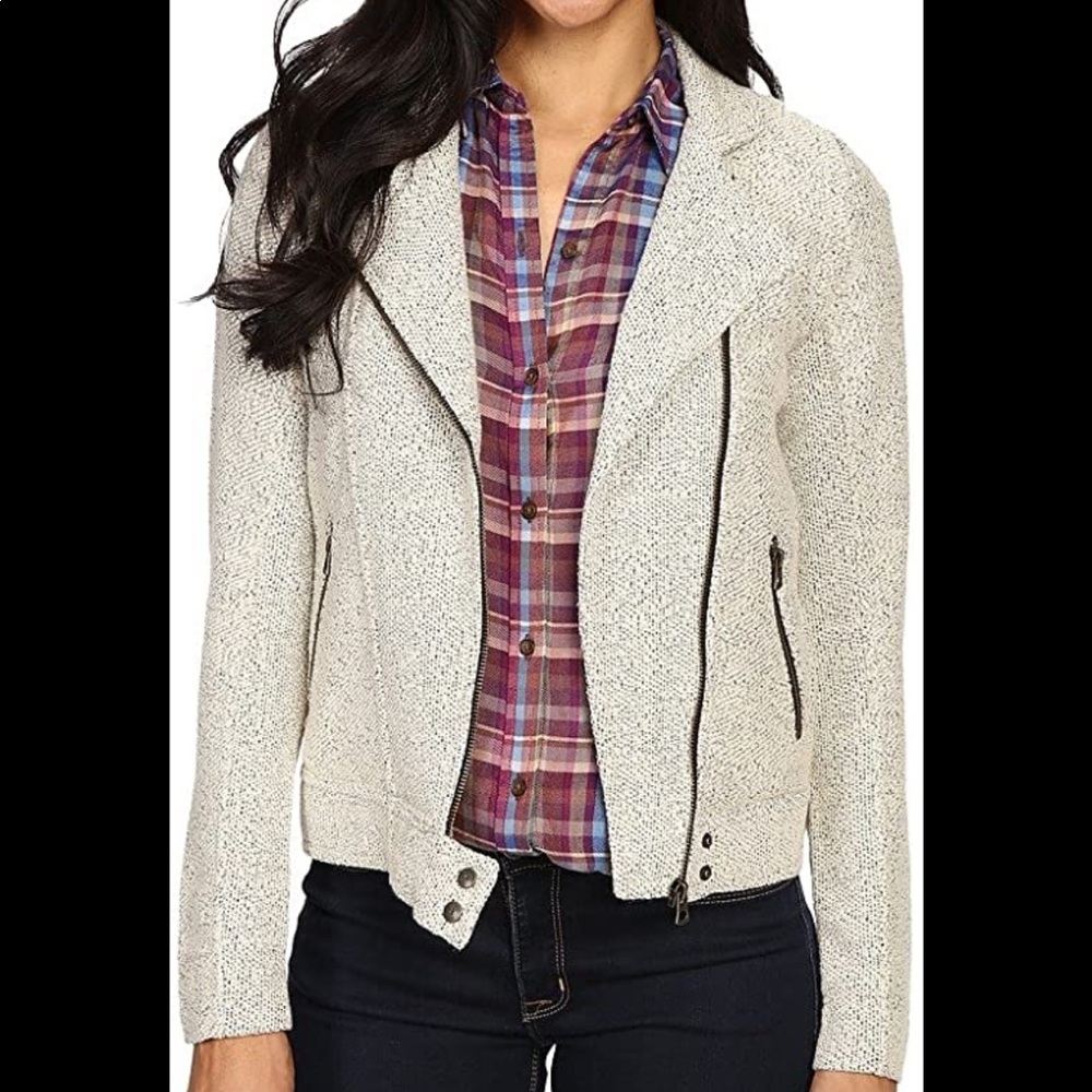 Lucky Brand Textured Moto Jacket